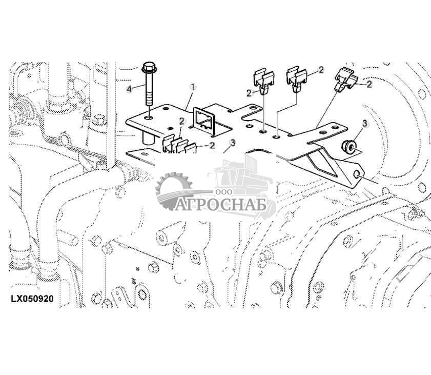 ЗАЖИМ ЖГУТА ПРОВОДОВ 